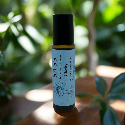 Clarity roller ball, helps with stress and may help with headaches 