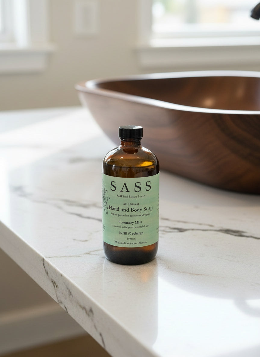 Rosemary Mint, Hand and Body Soap