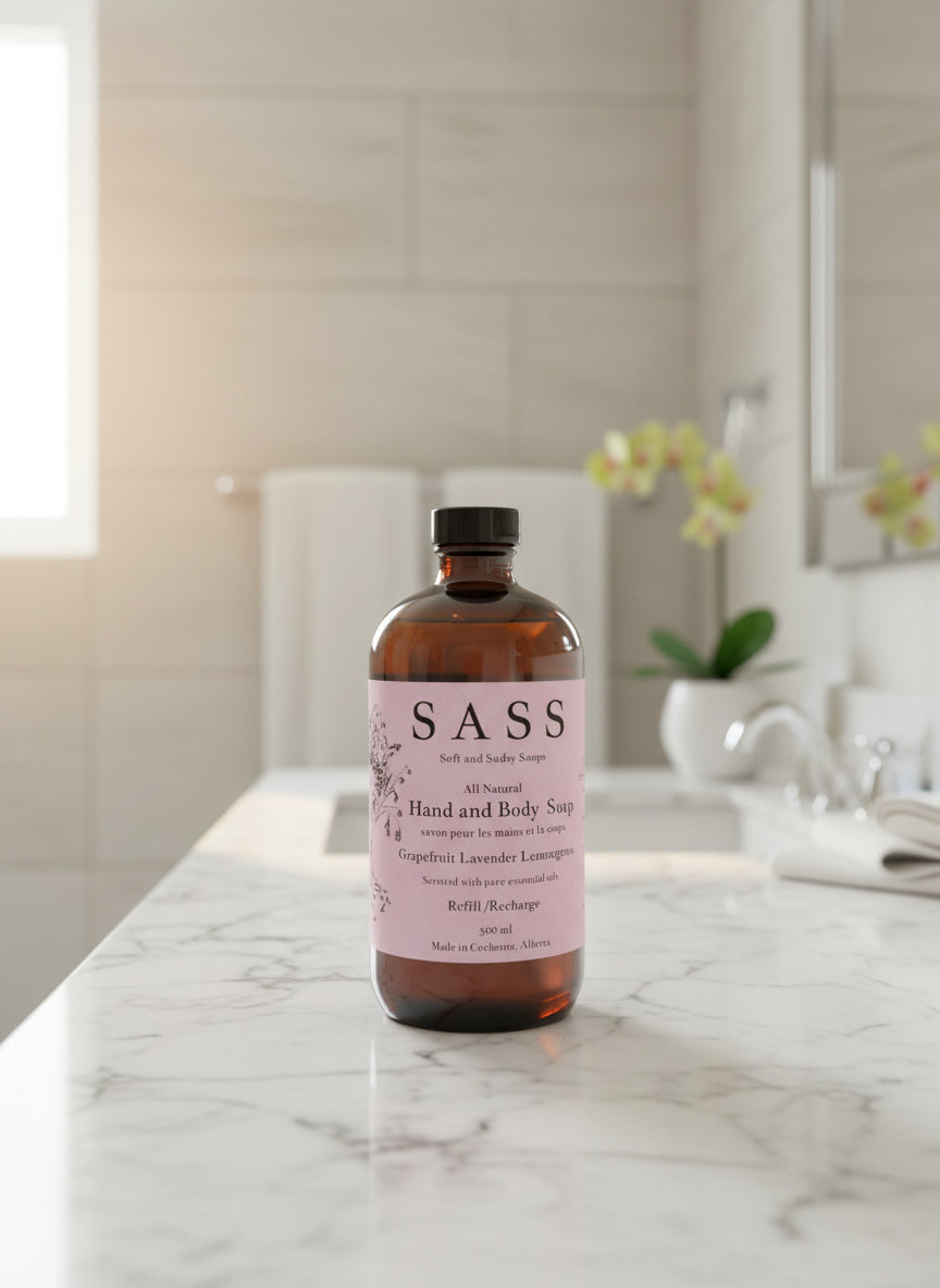 Grapefruit Lavender Lemongrass Hand and Body Soap