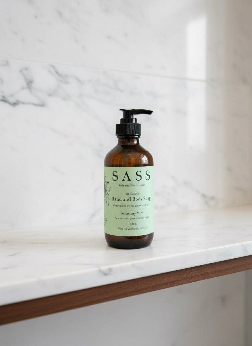 Rosemary Mint, Hand and Body Soap