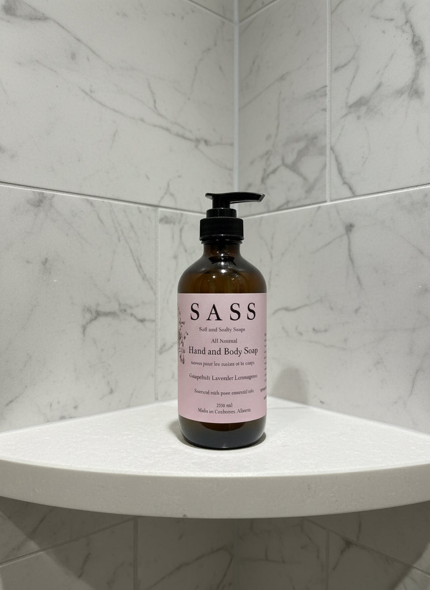 Grapefruit Lavender Lemongrass Hand and Body Soap