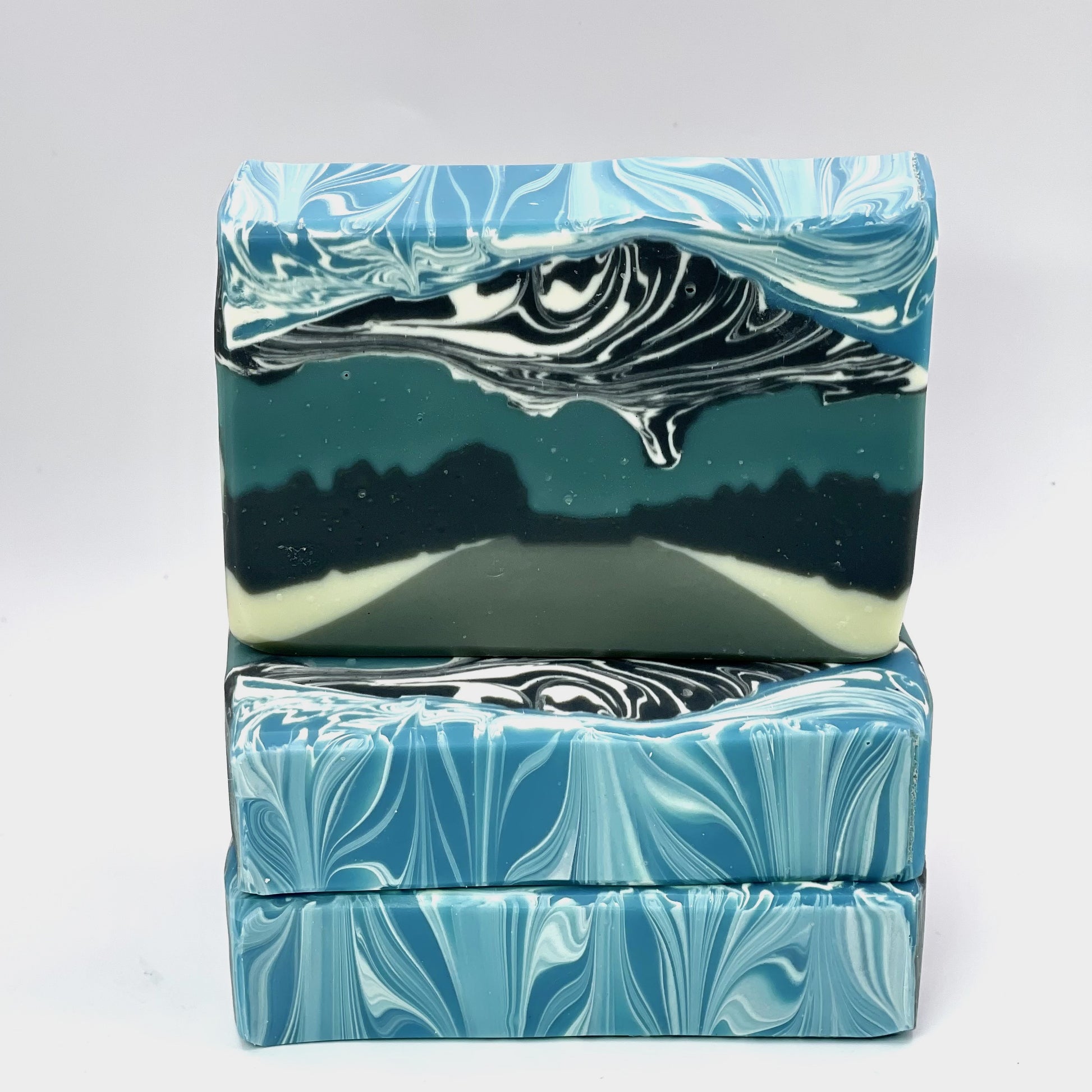soap with image of Cascade mountain from Banff Ave 