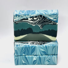 Load image into Gallery viewer, soap with image of Cascade mountain from Banff Ave 
