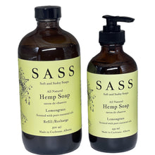 Load image into Gallery viewer, Lemongrass, Hemp Liquid Soap
