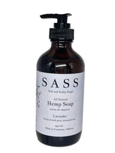 Load image into Gallery viewer, Lavender  Hemp Liquid Soap
