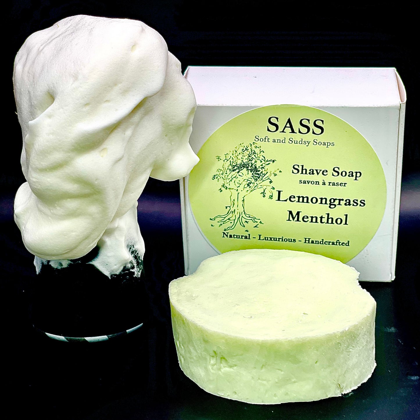 Lemongrass Menthol Shave Soap